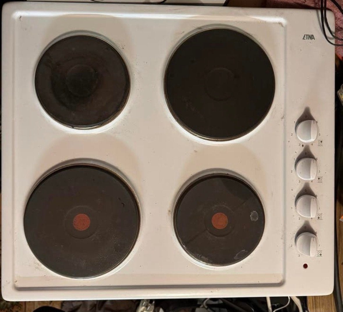 Etna Elektrische Kookplaat - 4 Kookzones, Ophalen, Gebruikt, 4 kookzones, Vrijstaand