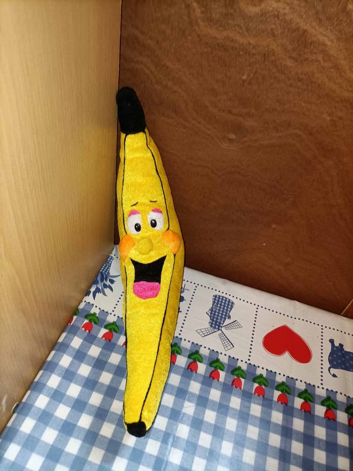 Leuke grappige banaan knuffel, Ophalen of Verzenden, Zo goed als nieuw, Overige typen