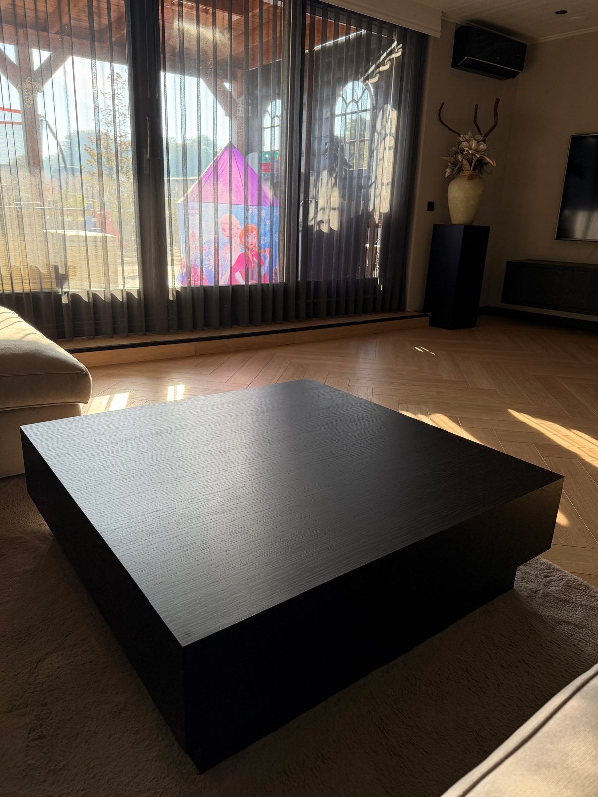 Salontafel 100x100 cm in nieuwstaat, Ophalen, Zo goed als nieuw, Nvt, Modern