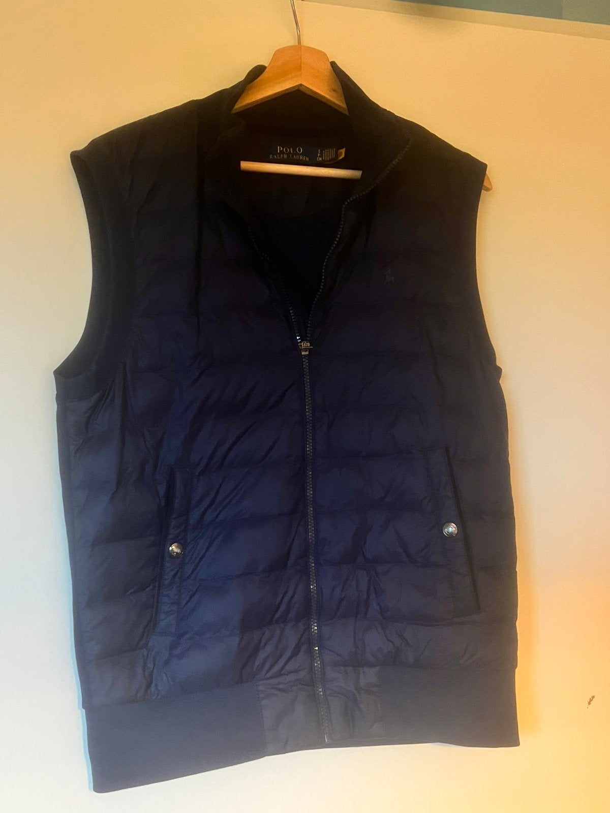 Bodywarmer Ralph Lauren maat S blauw, Ophalen of Verzenden, Zo goed als nieuw, Maat 46 (S) of kleiner, Blauw