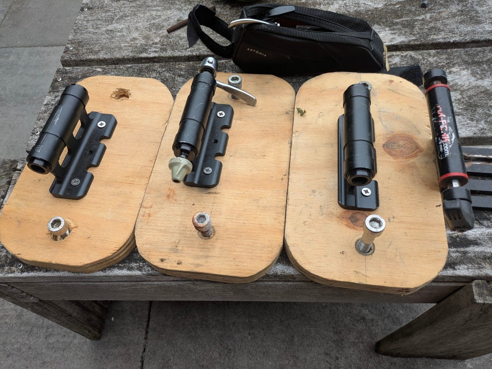 Fixfork fietsbevestiging voor auto/camper, Ophalen of Verzenden, Gebruikt, Onbekend