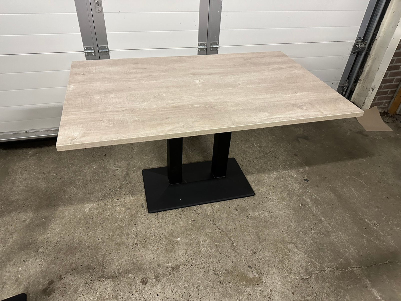 7 stuks horeca restaurant tafels middenpoot 130x80 cm nieuw, Antiek en Kunst, Ophalen