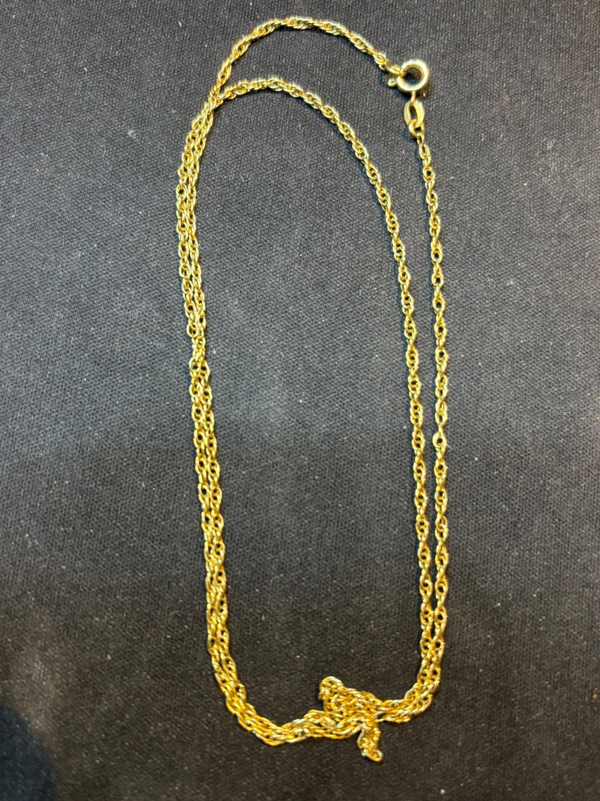 Walmawaardebepaling | 18 karaat gouden collier 750 – 55 cm, Sieraden, Tassen en Uiterlijk, Kettingen, Ophalen of Verzenden, Zo goed als nieuw