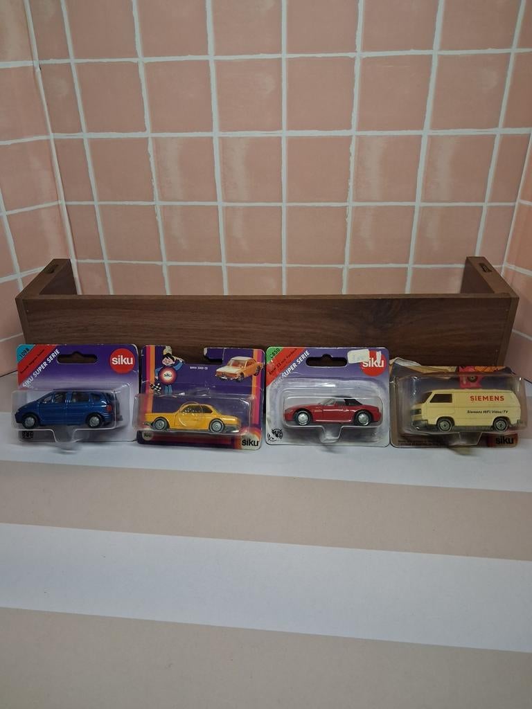 4x siku blisterverpakking, Ophalen of Verzenden, Nieuw, Auto, Overige merken