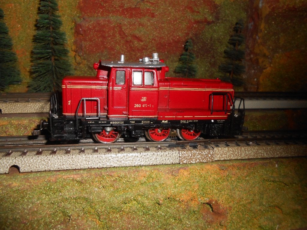 Märklin 3065 rangeer diesel loc V 260 met telex koppeling, Wisselstroom, Locomotief, Ophalen of Verzenden, Zo goed als nieuw