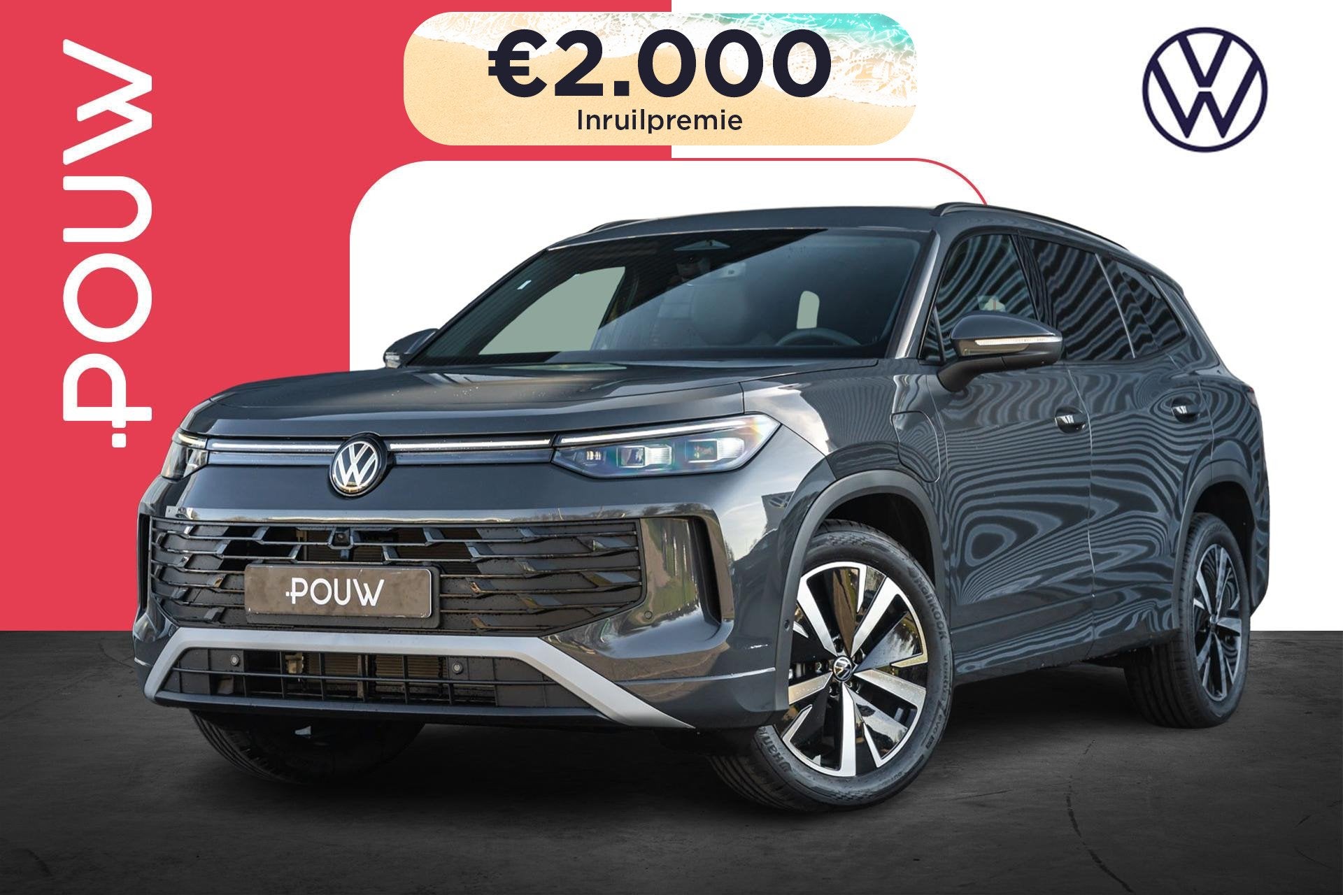 Volkswagen Tayron 1.5 eHybrid DSG 204pk Life Edition | Trekh, 12 maanden, Stof, 1498 cc, 4 cilinders