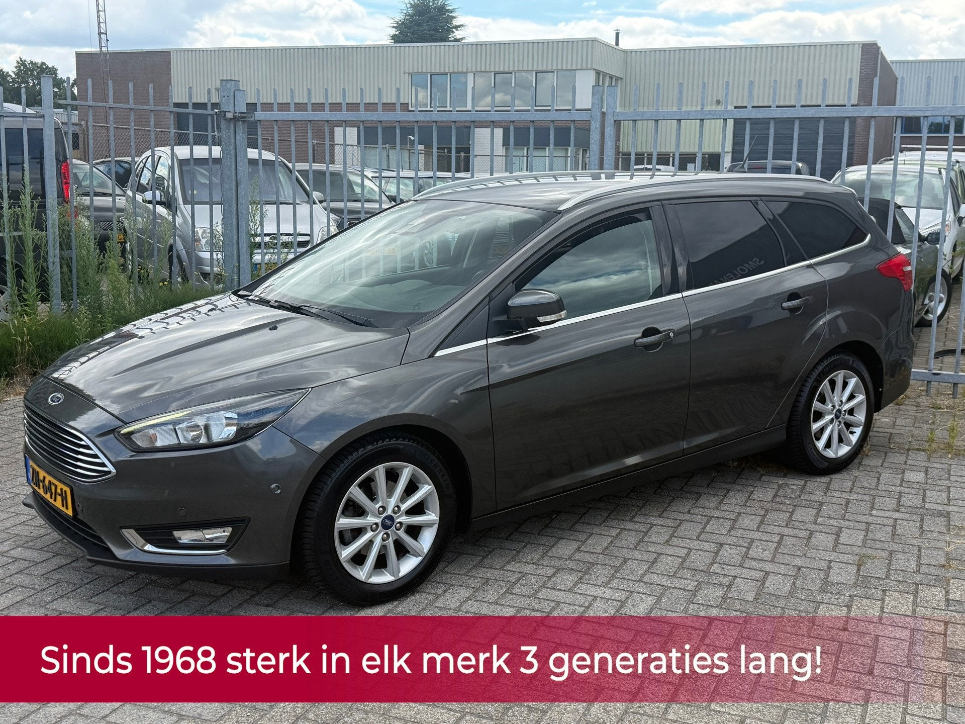 Ford Focus Wagon 1.0 Titanium D-riem nieuw! Navi l Cruise l, Auto's, Dealer onderhouden, Gebruikt, Handgeschakeld, 1216 kg