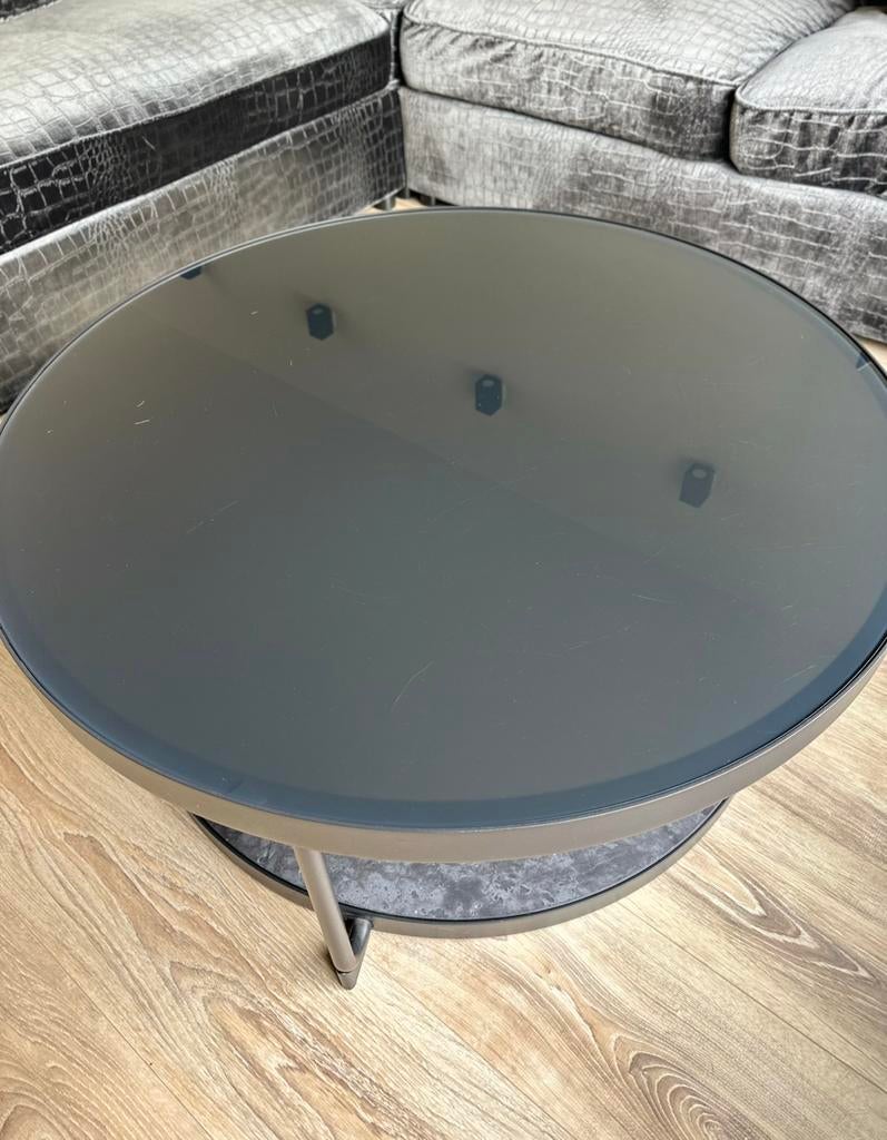 Salontafel IKEA Frötorp, Huis en Inrichting, Tafels | Salontafels, Ophalen, Gebruikt, 50 tot 100 cm, Rond