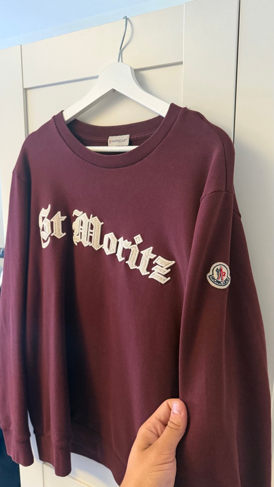 Moncler St. Moritz Trui Rood, Ophalen of Verzenden, Nieuw, Maat 48/50 (M), Rood