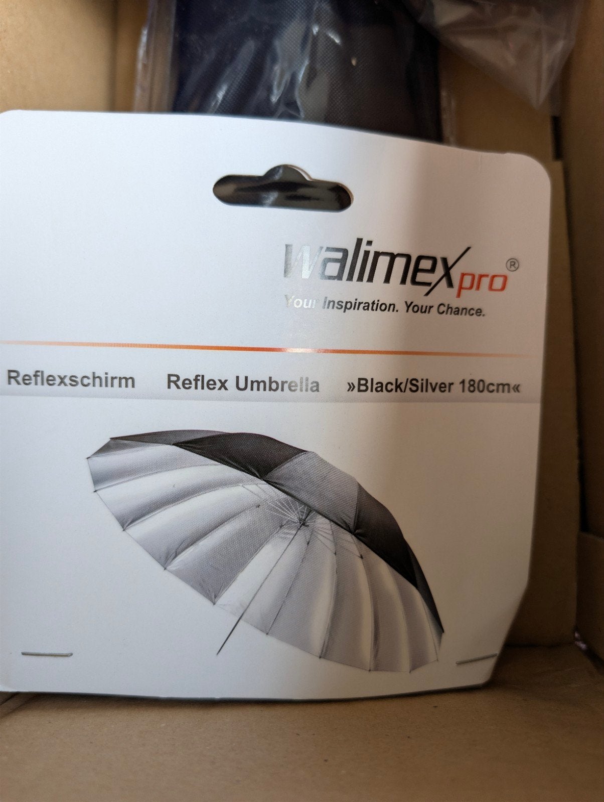 Nieuwe Studio Paraplu 180cm + Diffuser (Zwart/Zilver), Audio, Tv en Foto, Fotografie | Fotostudio en Toebehoren, Ophalen of Verzenden