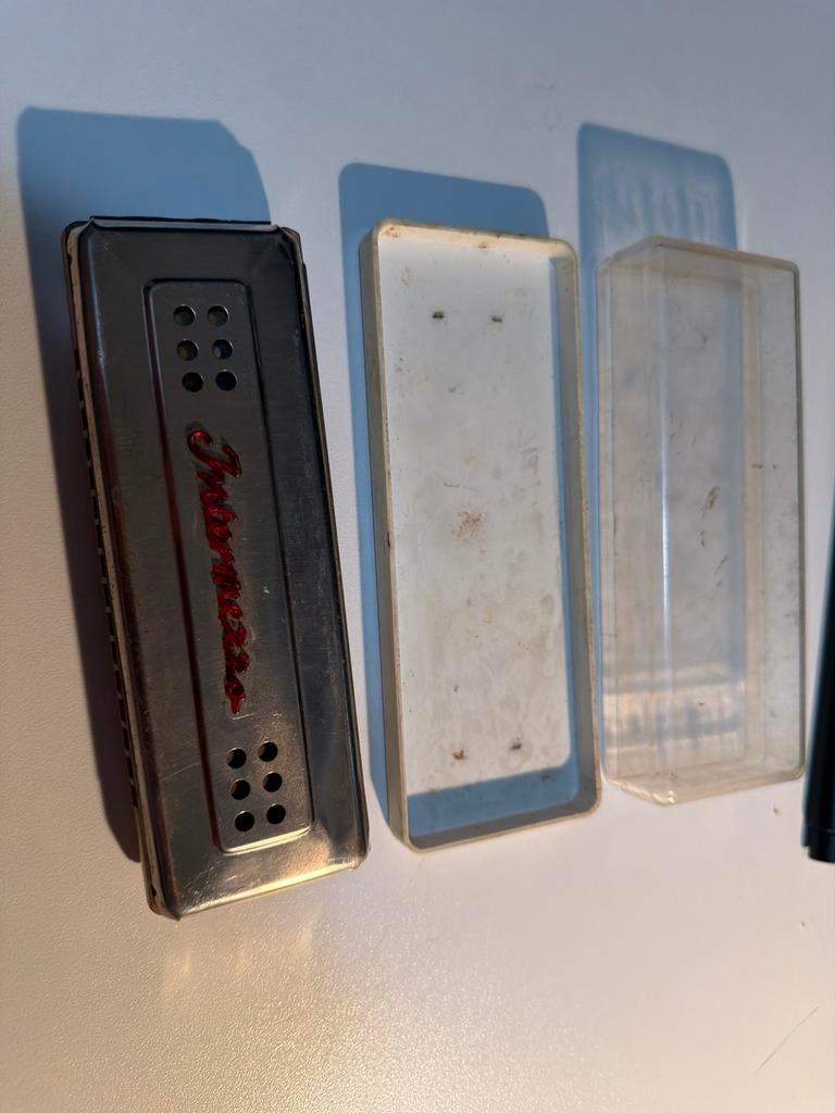 Intermezzo mondharmonica met doosje, Muziek en Instrumenten, Ophalen of Verzenden, Gebruikt, Met koffer of doosje