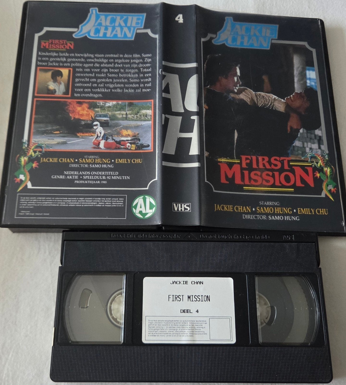 Jackie Chan First Mission VHS Actie/Kung-Fu, Vanaf 16 jaar, Ophalen of Verzenden, Gebruikt, Actie en Avontuur