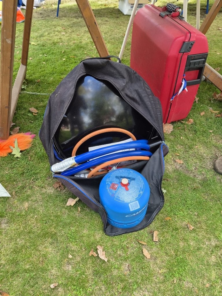 Skottel braal, Caravans en Kamperen, Ophalen, Gebruikt