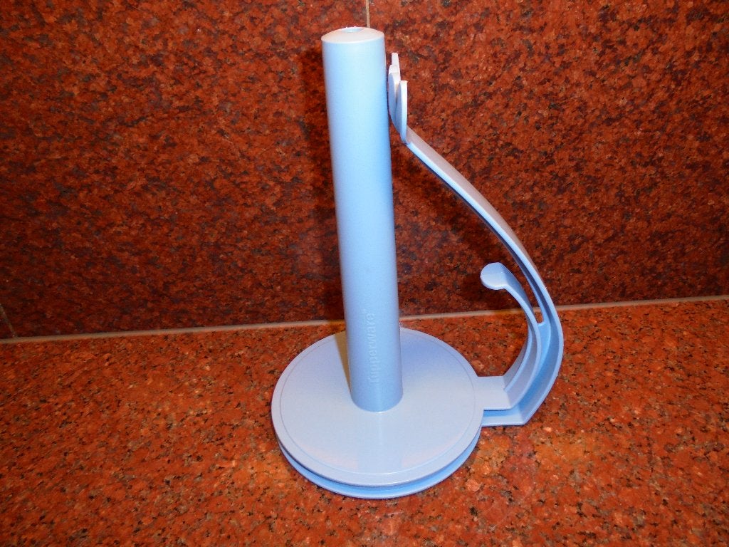 tupperware keukenrol houder blauw, Blauw, Keukentrolley, Ophalen of Verzenden, Zo goed als nieuw