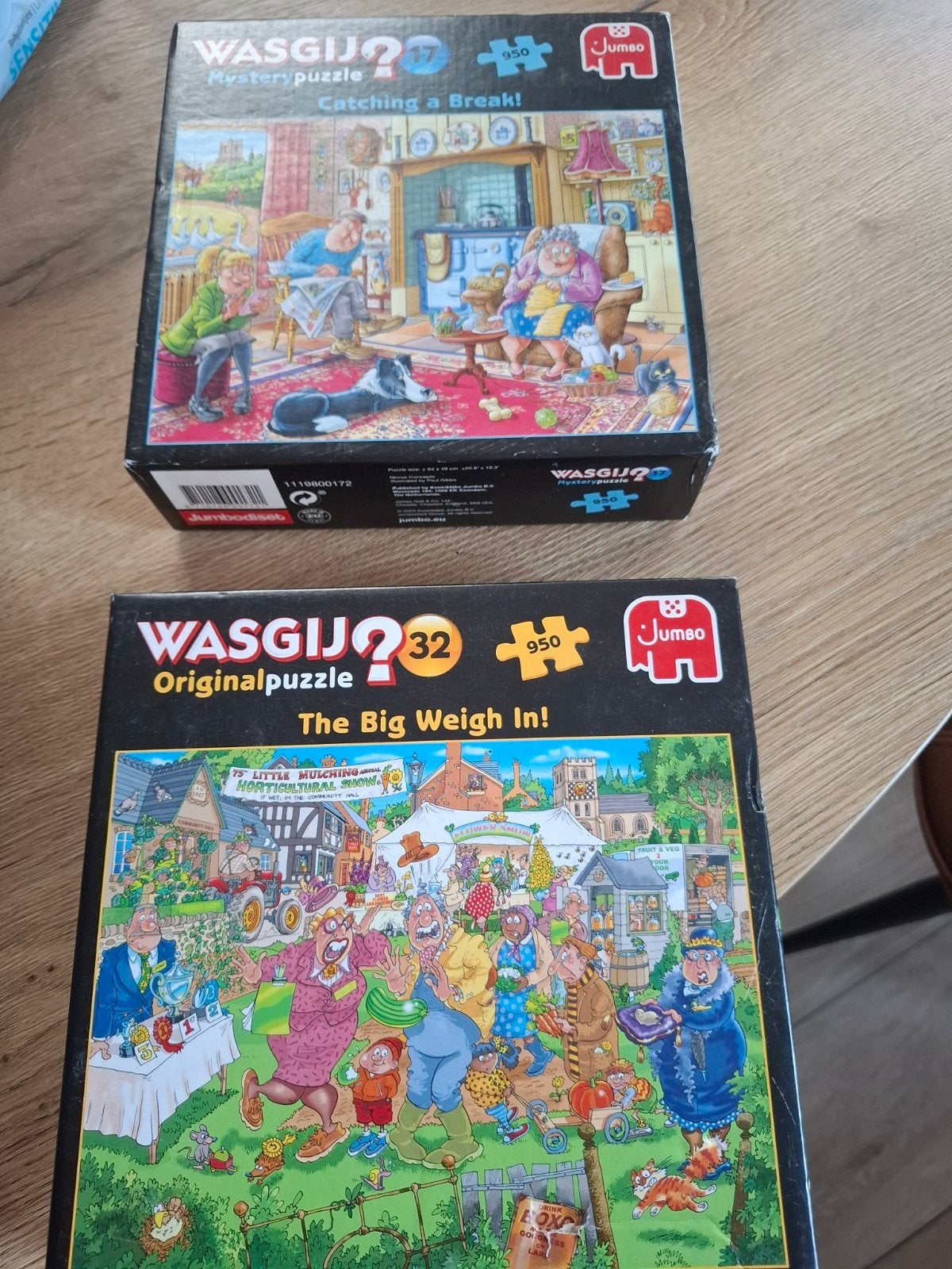 Wasgij Mystery & Original Puzzels - 950 stukjes, Ophalen of Verzenden, 500 t/m 1500 stukjes, Gebruikt, Legpuzzel