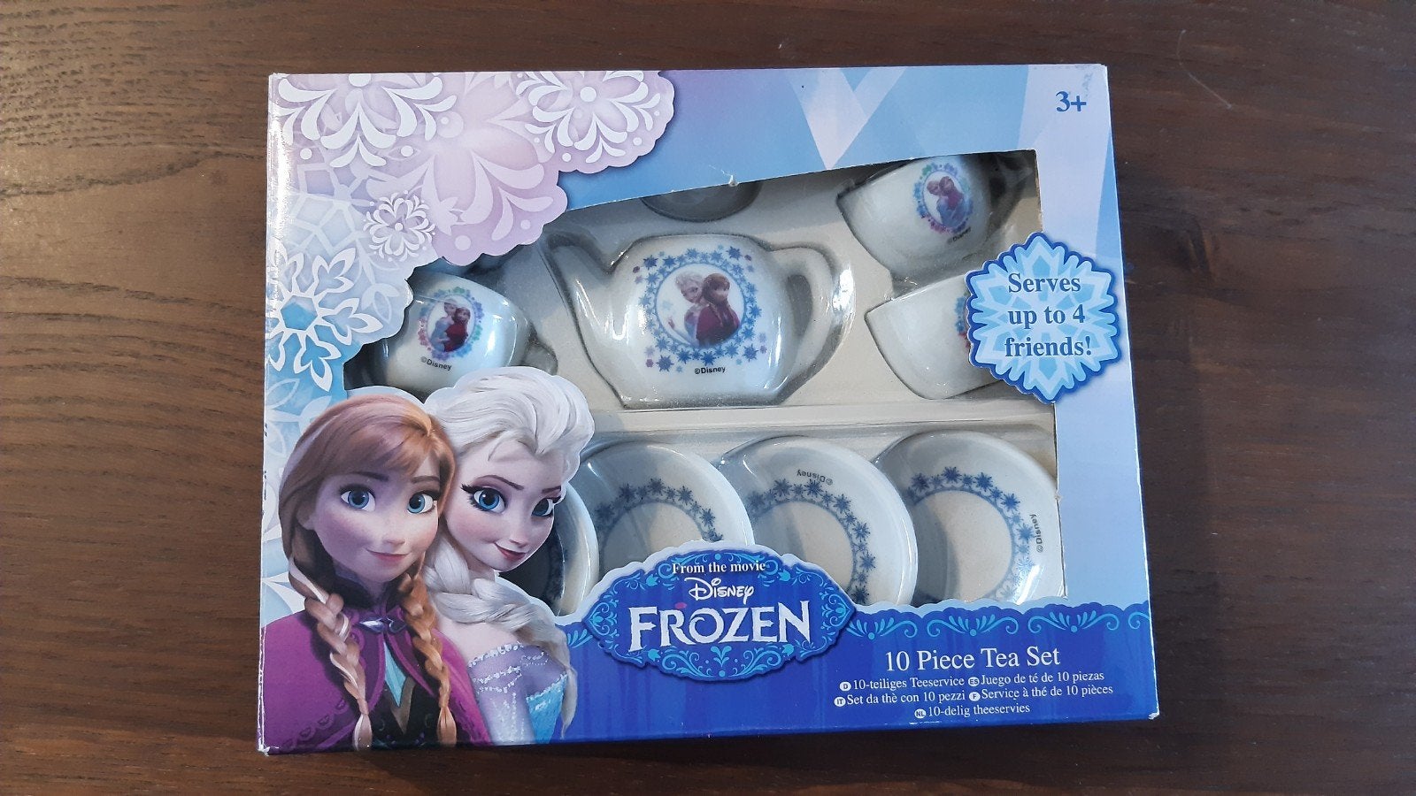 Disney Frozen Porseleinen Theeserviesje 10-delig, Ophalen of Verzenden, Zo goed als nieuw, Jongen of Meisje