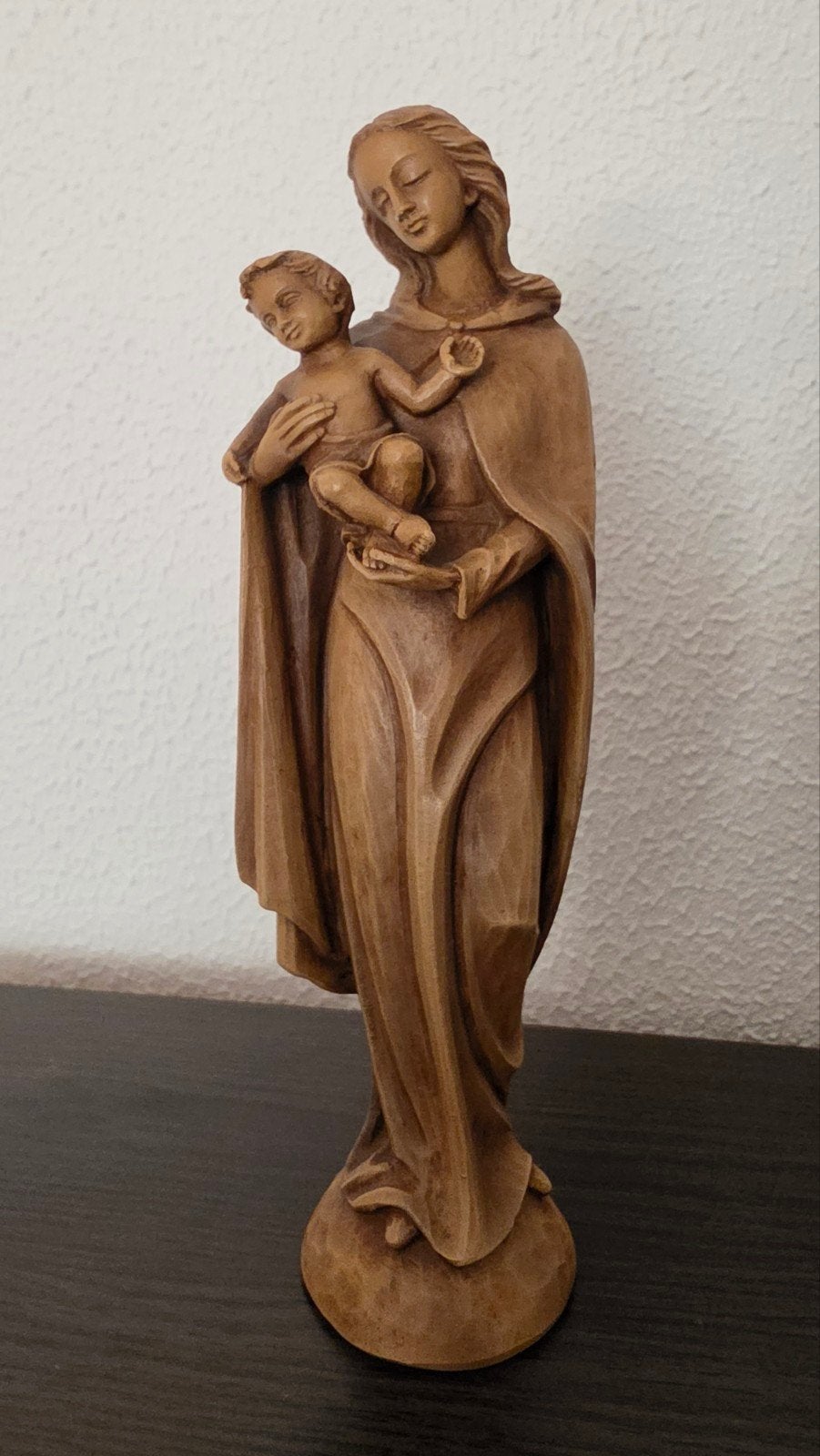 Beeld Maria met kind - Echte deutsche Handarbeit., Ophalen of Verzenden