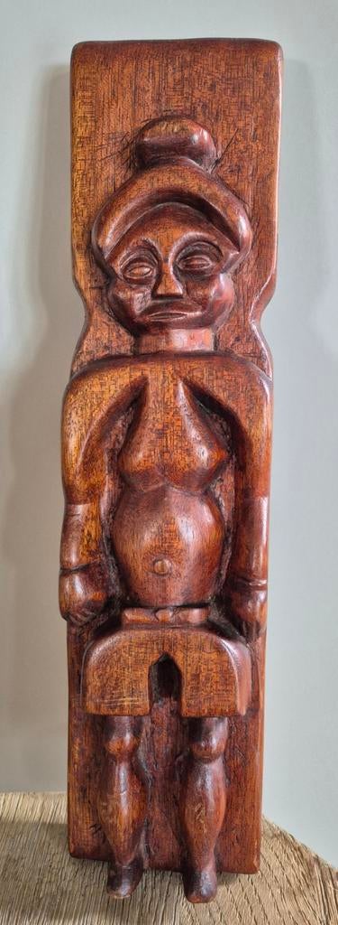 Origineel Afrikaans beeld uit Liberia, jaren '70, Ophalen of Verzenden