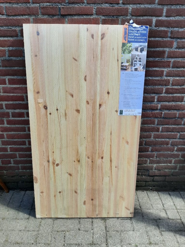 grenen timmerpaneel 145x80x2,8 (nieuw) e.a., Ophalen, Nieuw, Hout