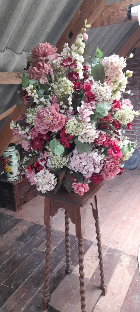 Kunstbloemen, Binnen, 70 cm, Handgemaakt, Zijde
