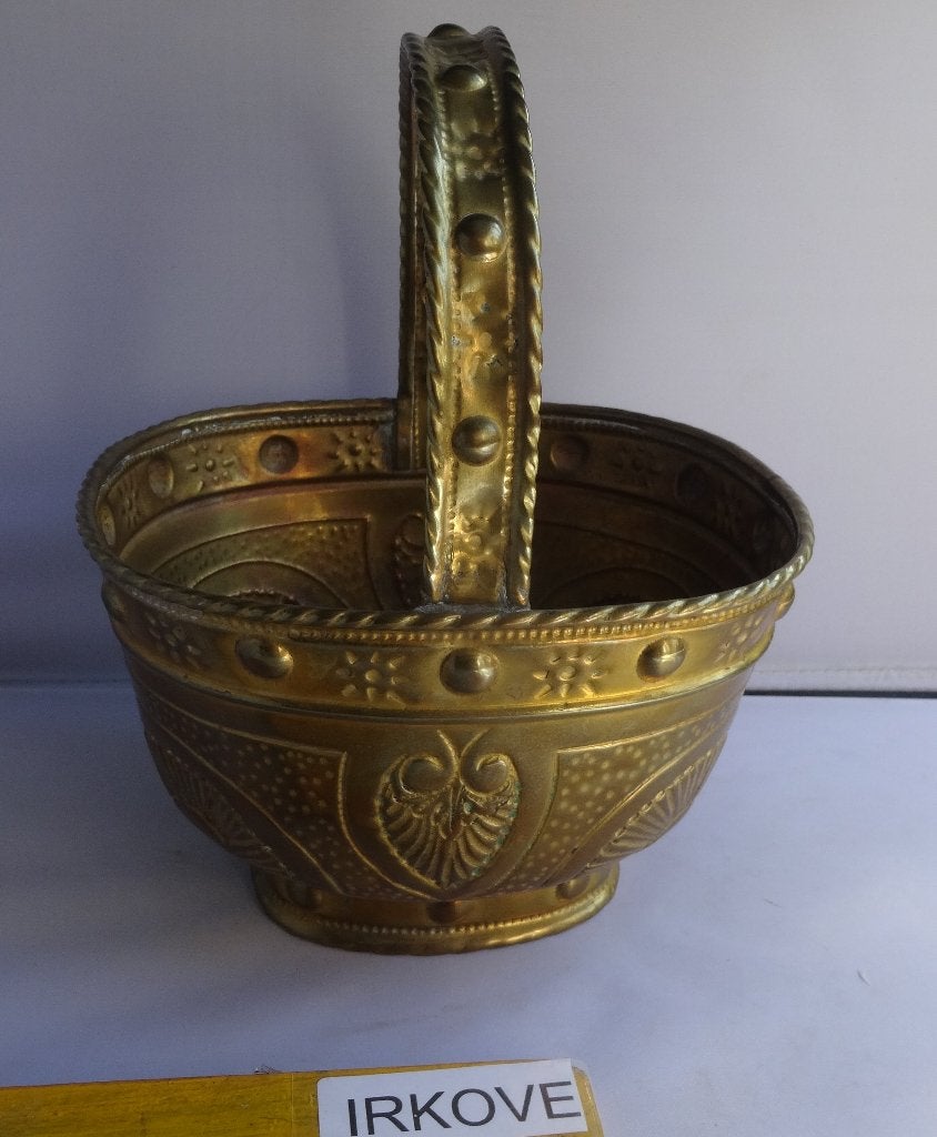 KOPEREN MAND * Arts and Crafts Stijl *, Verzenden, Koper