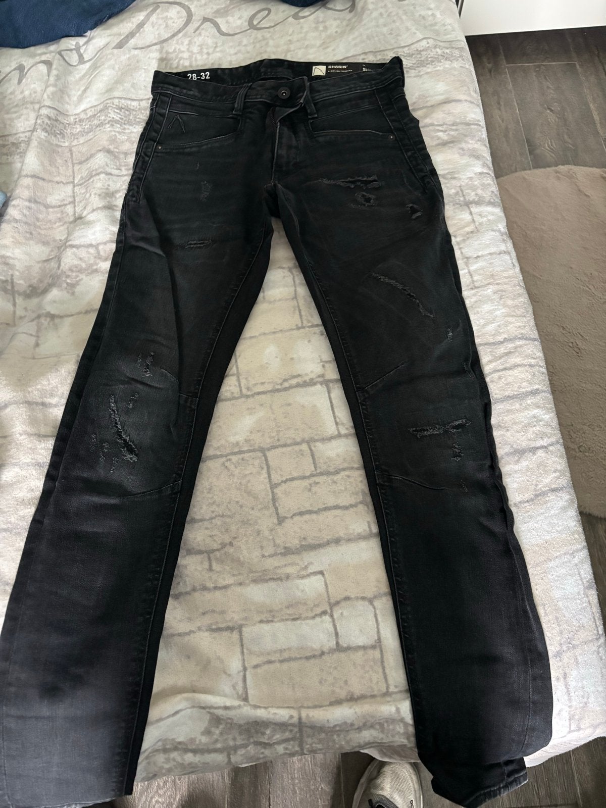 Chasin broek maat 28-32, Ophalen of Verzenden, Zo goed als nieuw, Zwart, W32 (confectie 46) of kleiner