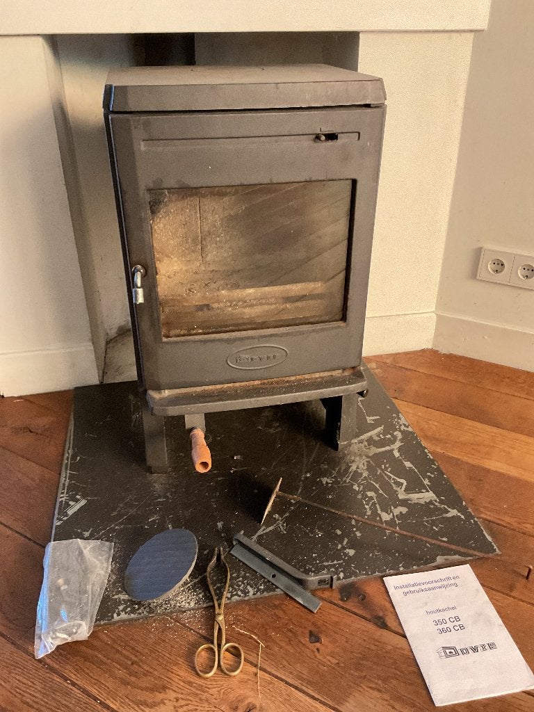 Dovre 350 CB houtkachel – goed werkend, Ophalen, Gebruikt, Houtkachel, Vrijstaand