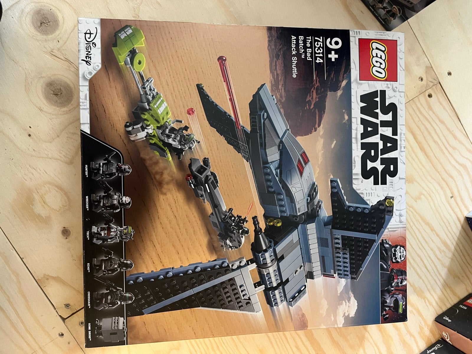 LEGO Star Wars 75314 The Bad Batch Attack Shuttle Nieuw, Inclusief minifiguren, Star Wars, Lego, Nieuw