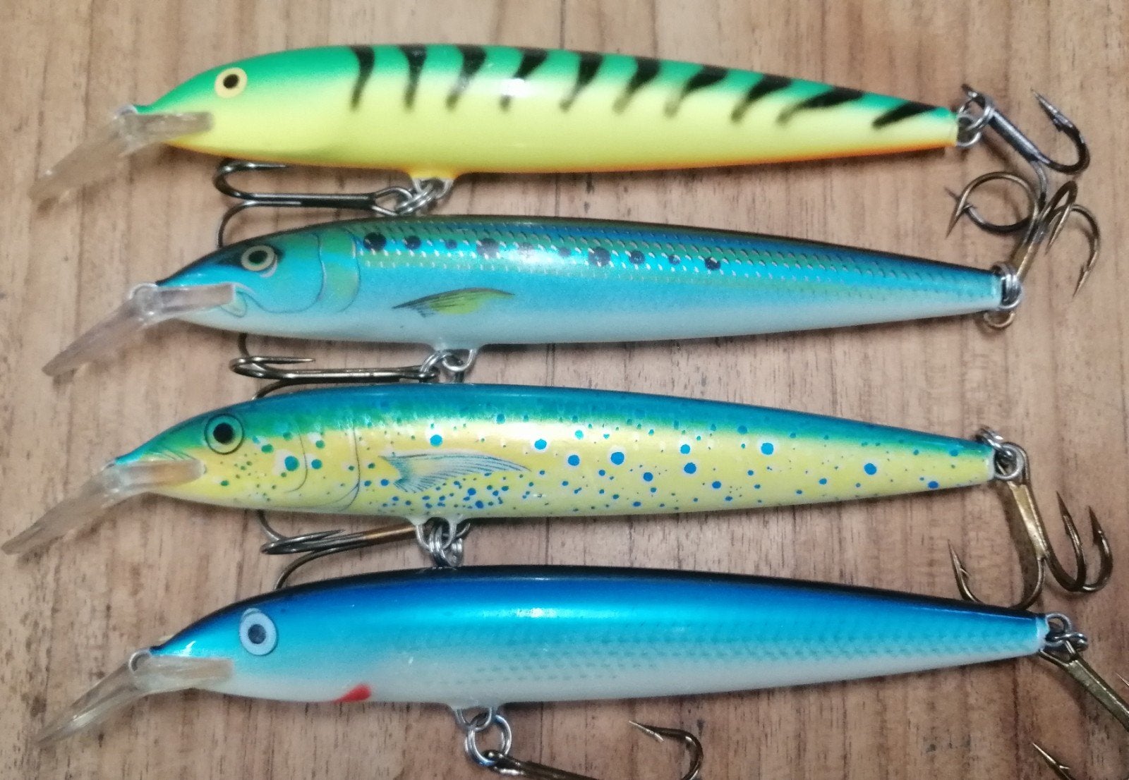 4x Rapala Magnum floating 18 cm pluggen, Ophalen, Gebruikt, Overige typen