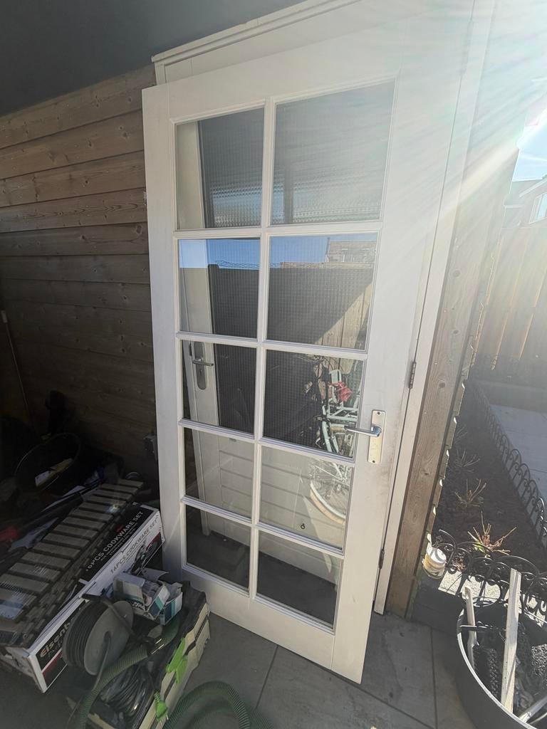 Massieve opdek binnendeur 211,5 x 93,5 cm, Ophalen, Gebruikt, 80 tot 100 cm, Binnendeur