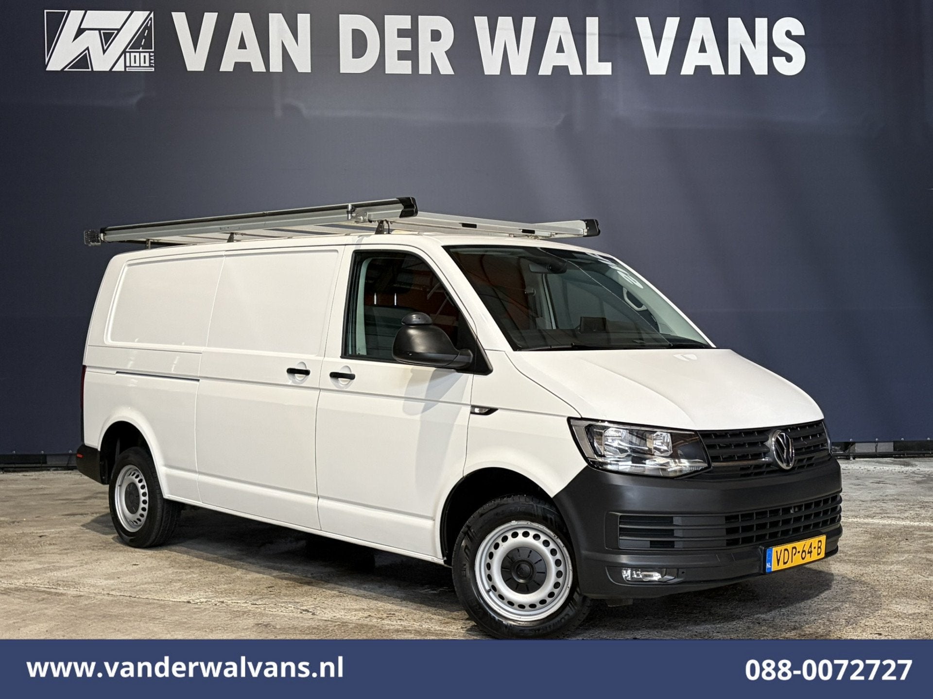 Volkswagen Transporter 2.0 TDI 102pk L2H1 Euro6 Airco | Omvo, Voorwielaandrijving, Stof, Gebruikt, 4 cilinders