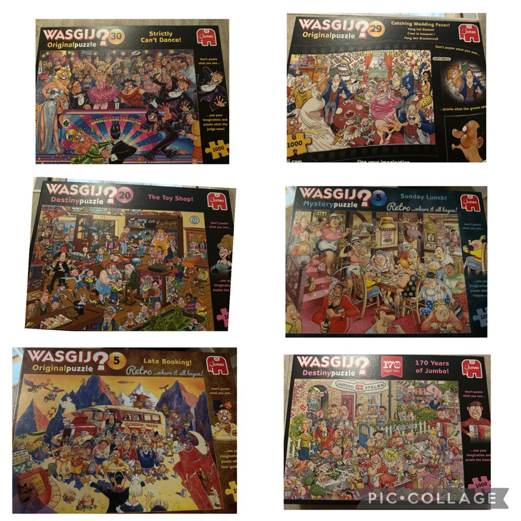 Wasgij Puzzels - Diverse Originele, Mystery & Destiny, Ophalen of Verzenden, 500 t/m 1500 stukjes, Zo goed als nieuw, Legpuzzel