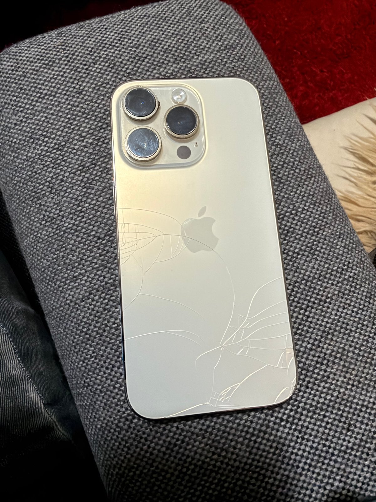 iPhone 14 Pro Max - Gebarsten achterkant, Ophalen of Verzenden, Goud, 128 GB, Gebruikt