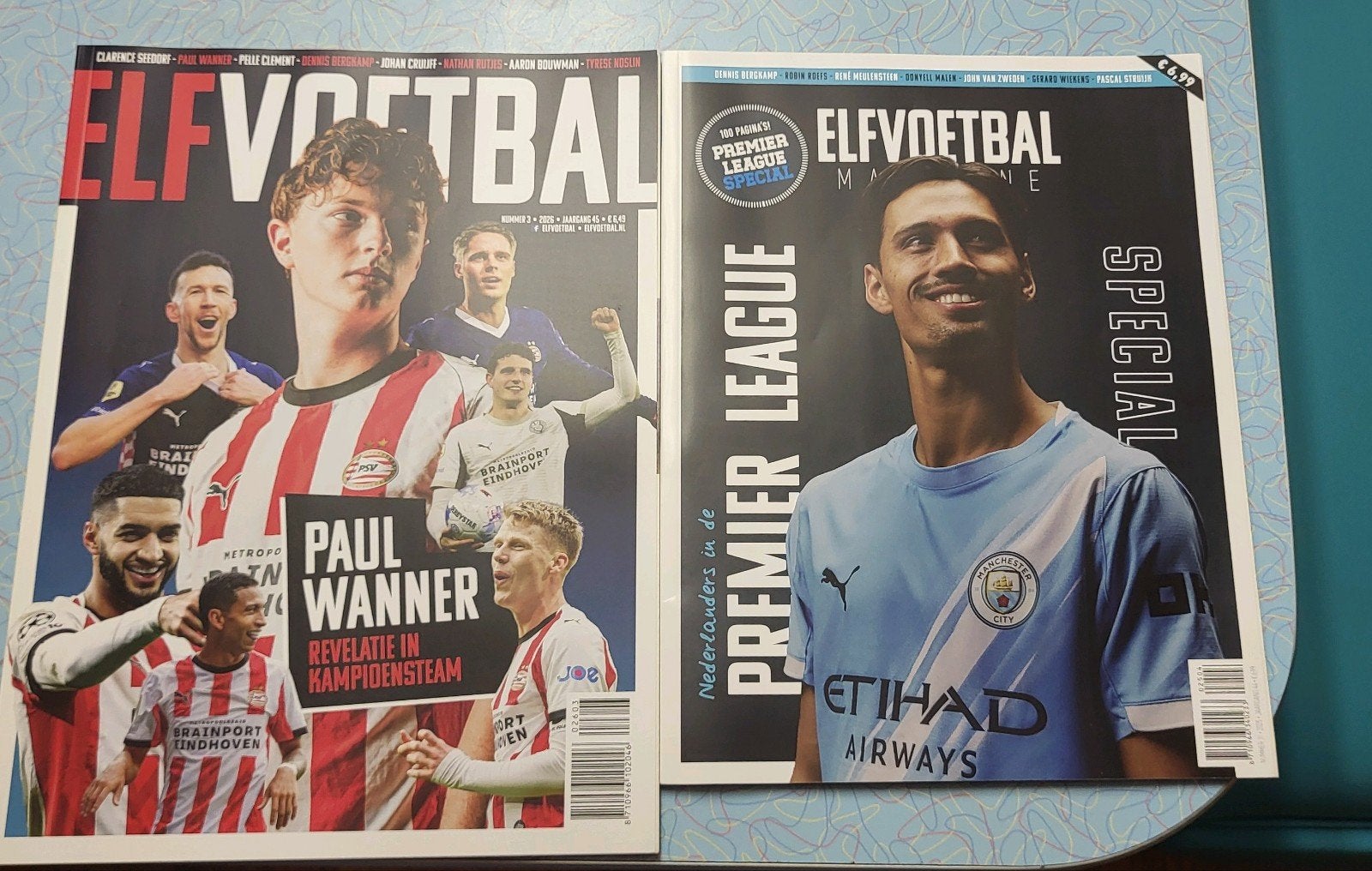 Elf Voetbal Tijdschriften - PSV & Premier League Special, Boeken, Ophalen of Verzenden, Zo goed als nieuw, Sport en Vrije tijd