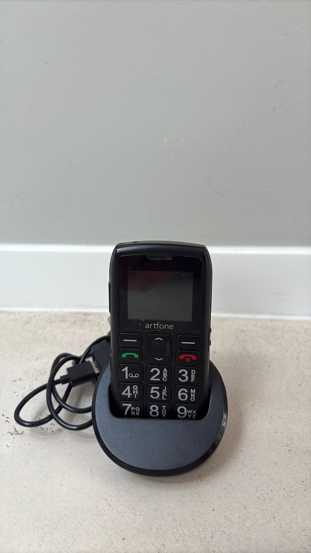 ARTFONE  senioren telefoon met grote toetsen, Ophalen of Verzenden, Gebruikt, 1 handset