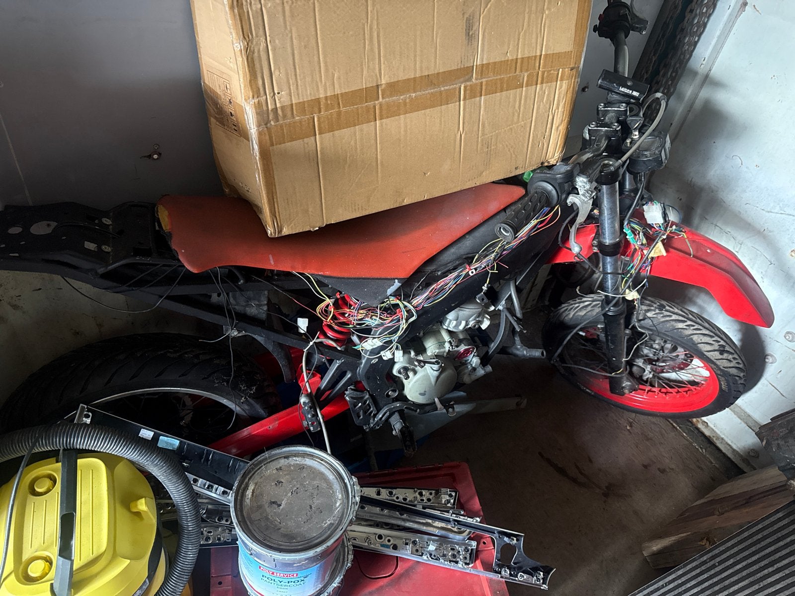 Aprilia SX50 80cc in onderdelen derbi, Ophalen of Verzenden, Gebruikt