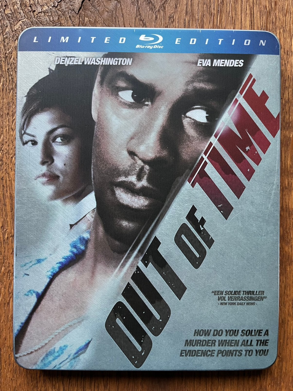 Out Of Time - Steelbook - Bluray - Denzel Washington - NL, Ophalen of Verzenden