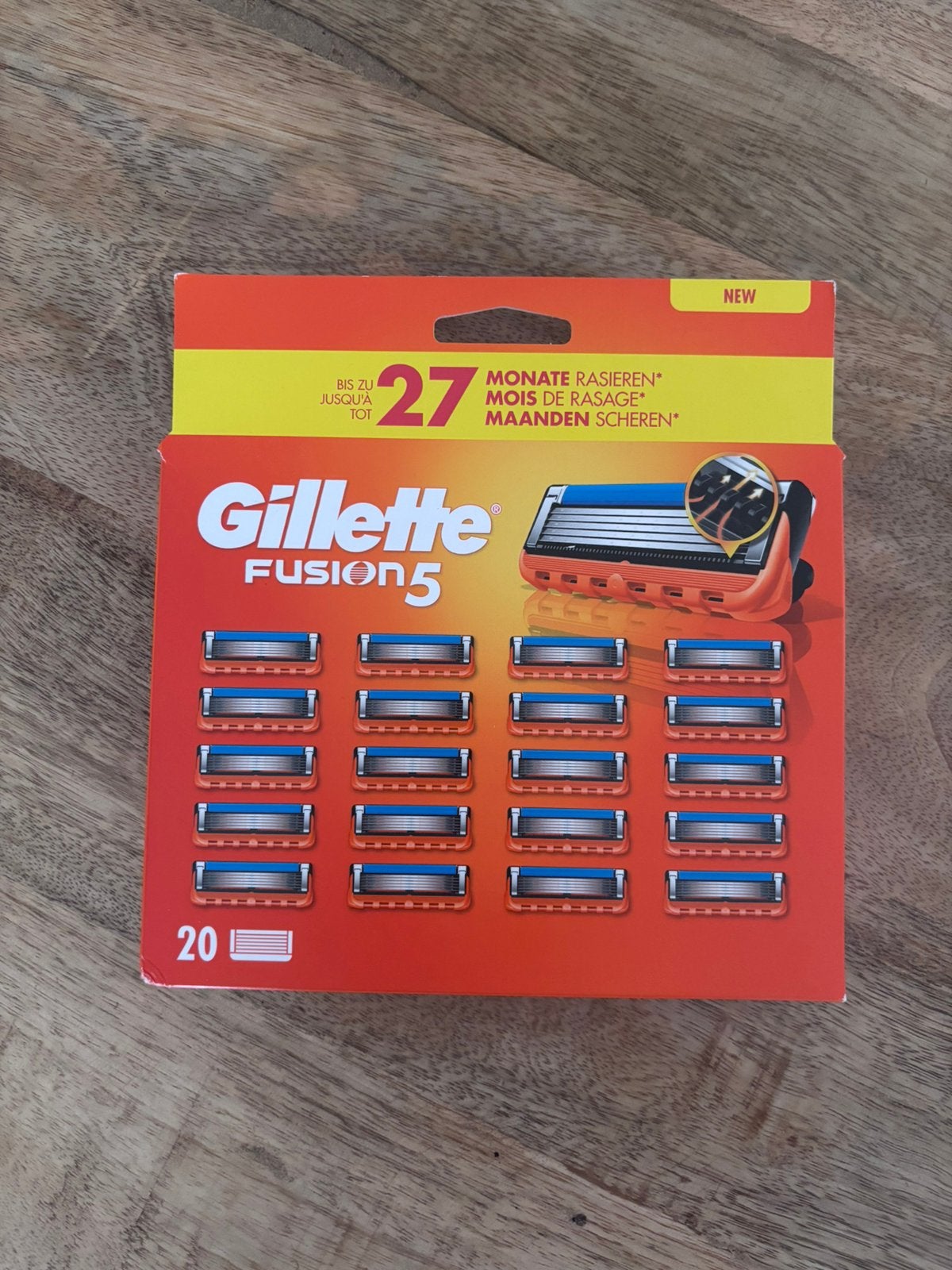 NIEUW: Gillette Fusion 5 Scheermesjes – Grootverpakking, Verzenden, Nieuw, Gehele gezicht, Verzorging