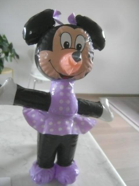 opblaasbare mini mouse, Verzamelen, Disney, Ophalen of Verzenden, Mickey Mouse, Gebruikt, Beeldje of Figuurtje