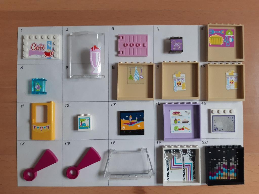 Losse LEGO onderdelen Friends. Scooby-Doo. Belville. Sala., Gebruikt, Lego, Friends, Ophalen of Verzenden