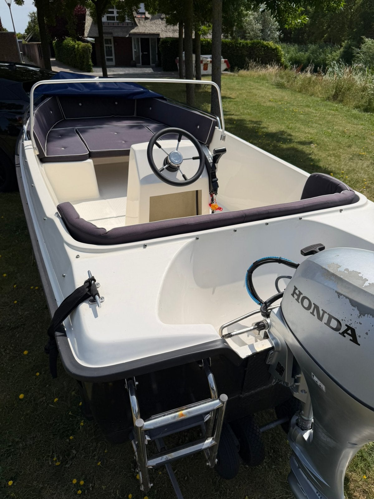 Sea Finder 435 sloep met 15PK Honda BBM en evt. Trailer, Overige merken, Consoleboot, 15 pk, 2.00 meter