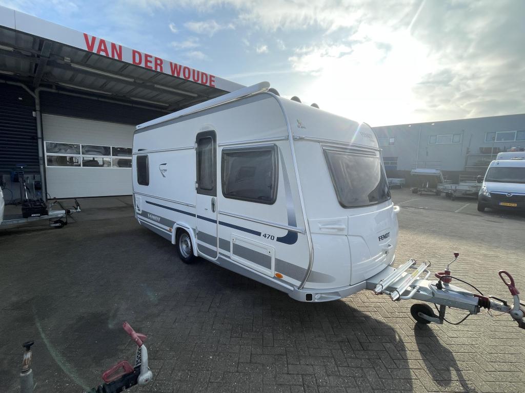 Fendt Saphir 470 Mover Cas. luifel Fransbed, Caravans en Kamperen, Ringverwarming, Rondzit, Bedrijf, Overige typen