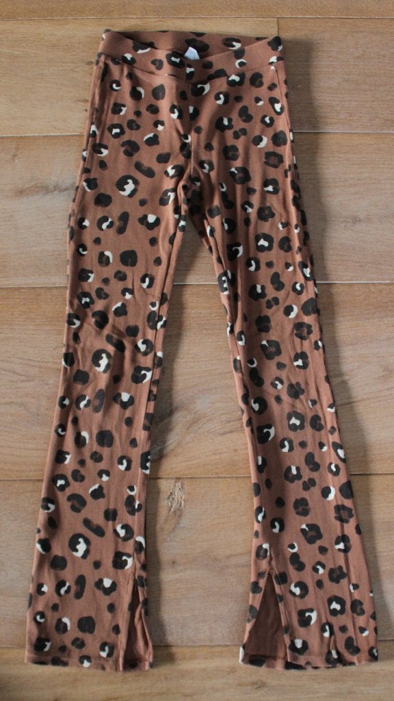 Flare ribbellegging van Zara 140, Broek, Gebruikt, Meisje, Ophalen of Verzenden