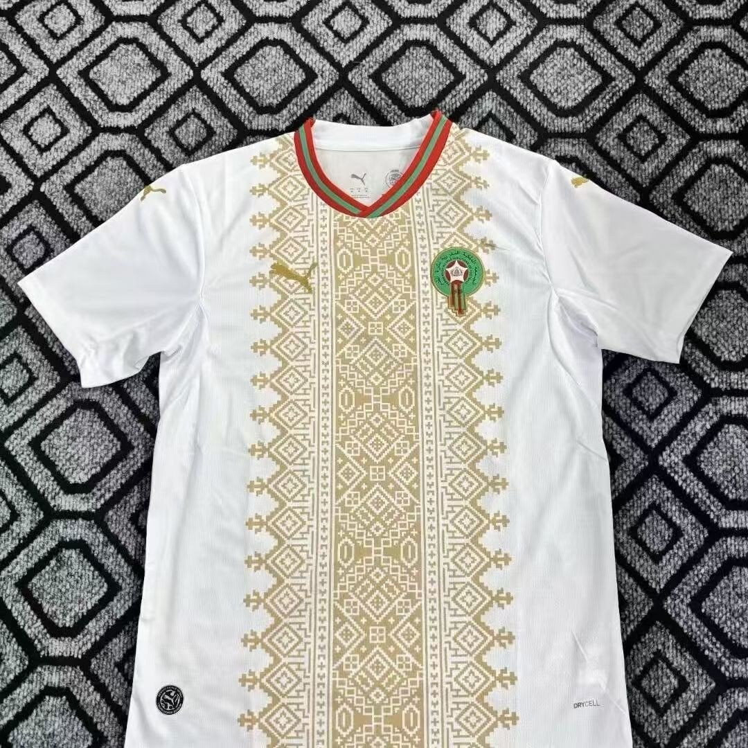Marokko Voetbalshirt WK 2026 maat s.m.xxl Thuis Puma - Maat, Wit, Ophalen of Verzenden, Zo goed als nieuw, Voetbal