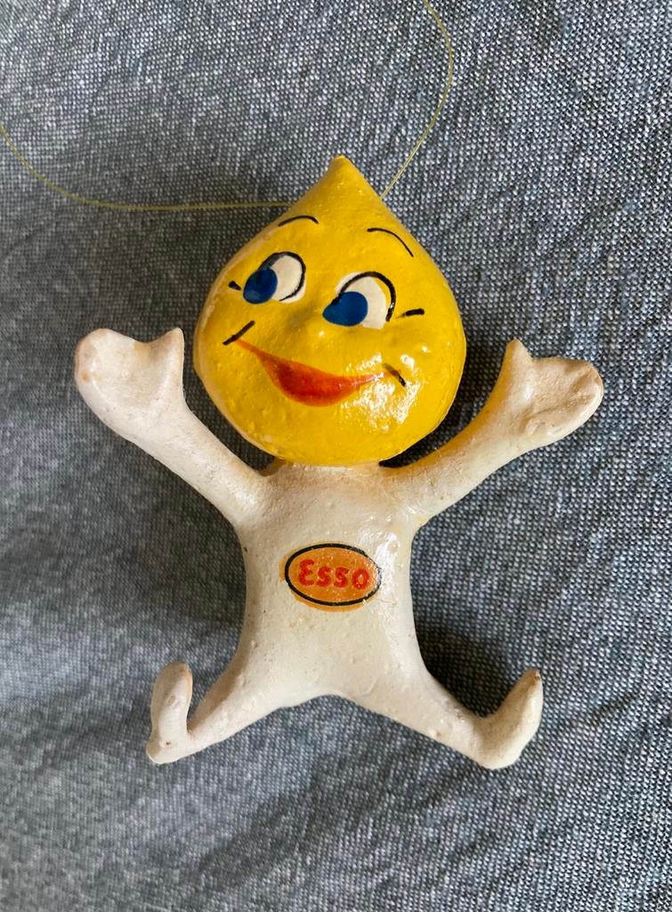 Vintage Esso Reclamefiguur (Jaren '60), Ophalen of Verzenden, Gebruikt
