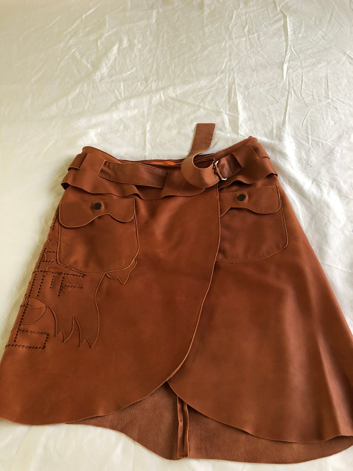NIEUWE Leer rok, Kleding | Dames, Ophalen, Nieuw, Maat 38/40 (M)