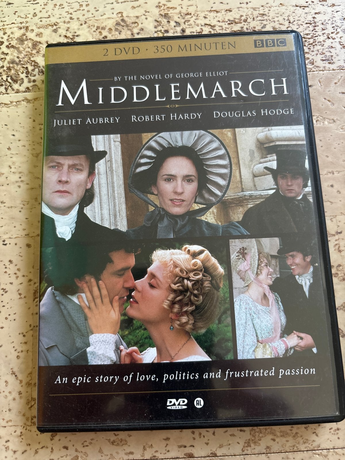 Middlemarch DVD - BBC Kostuumdrama (2 DVD's), Nederlands, Ophalen of Verzenden, Gebruikt, Engels