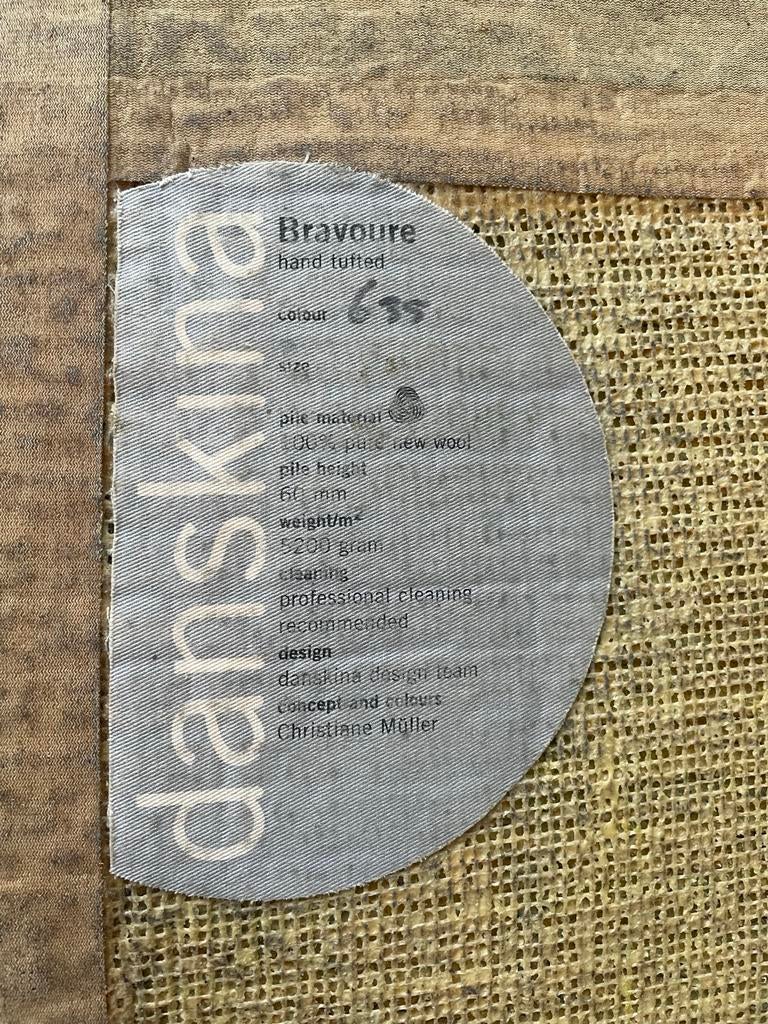 Danskina handgetuft wollen vloerkleed, 100% zuiver scheerwol, Gebruikt, 200 cm of meer, Ophalen of Verzenden, 200 cm of meer