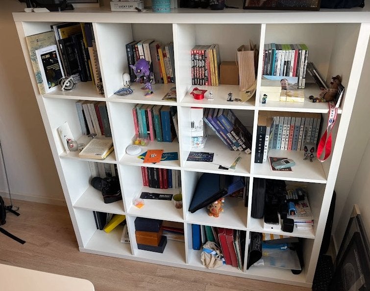IKEA KALLAX open kast wit 147x147 cm – zo goed als nieuw, Ophalen, 100 tot 150 cm, 100 tot 150 cm, Zo goed als nieuw