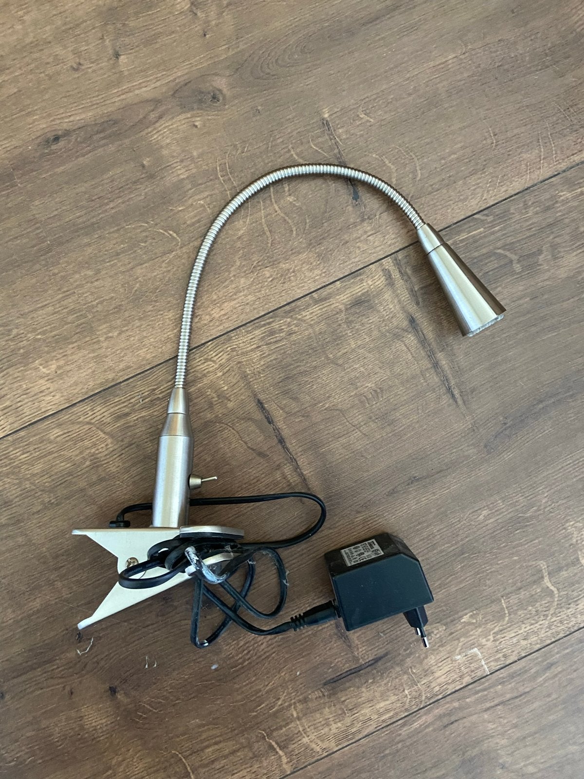 2x Klem LED lampjes met flexibele arm, Metaal, Overige merken, Gebruikt, Overige fittingen